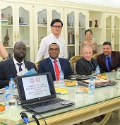 THE HSPAS MET WITH THE EMBASSY OF REPUBLIC OF HAITI AND HEALTH GLOBAL SOLUTIONS USA