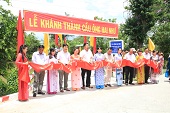 KHÁNH THÀNH CẦU BÊ TÔNG NÔNG THÔN TỪ THIỆN
